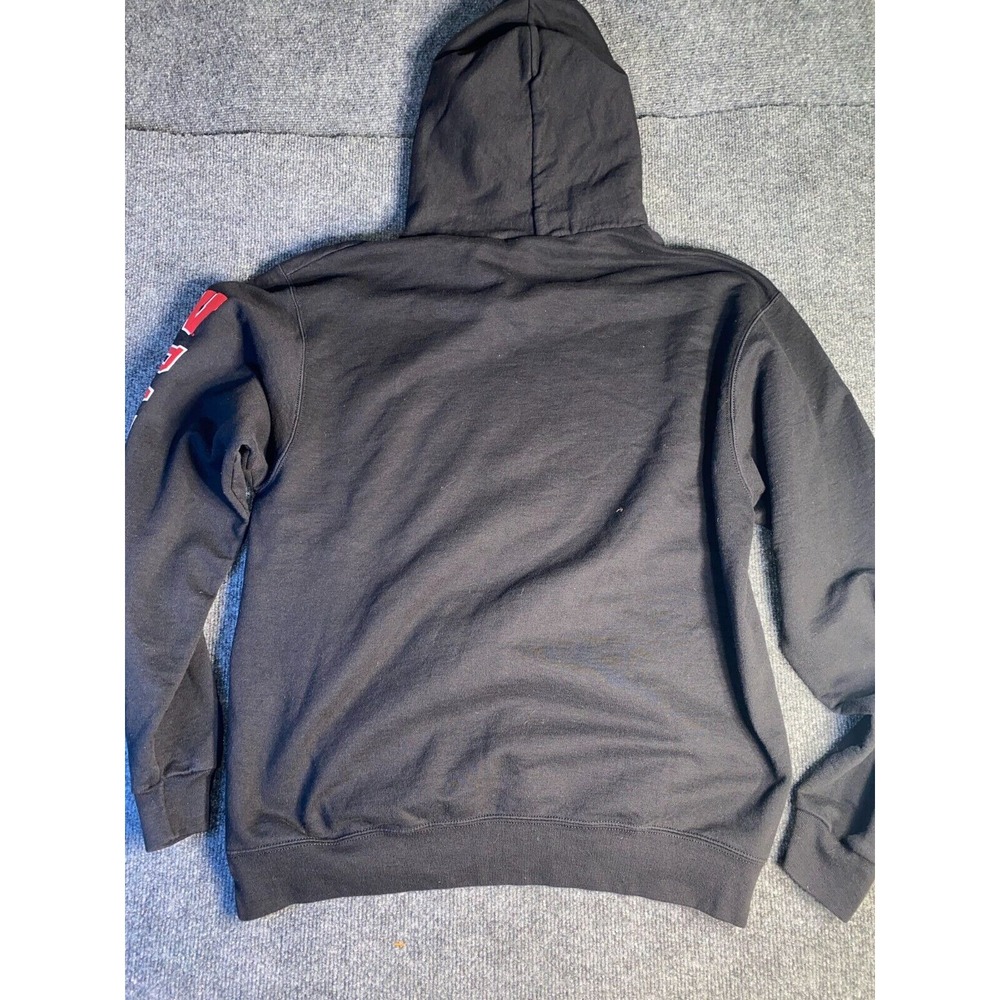 Wisconsin Badgers Champion Hoodie Football Men's‎ L Black Authentic Athleticwear - Picture 2 of 9